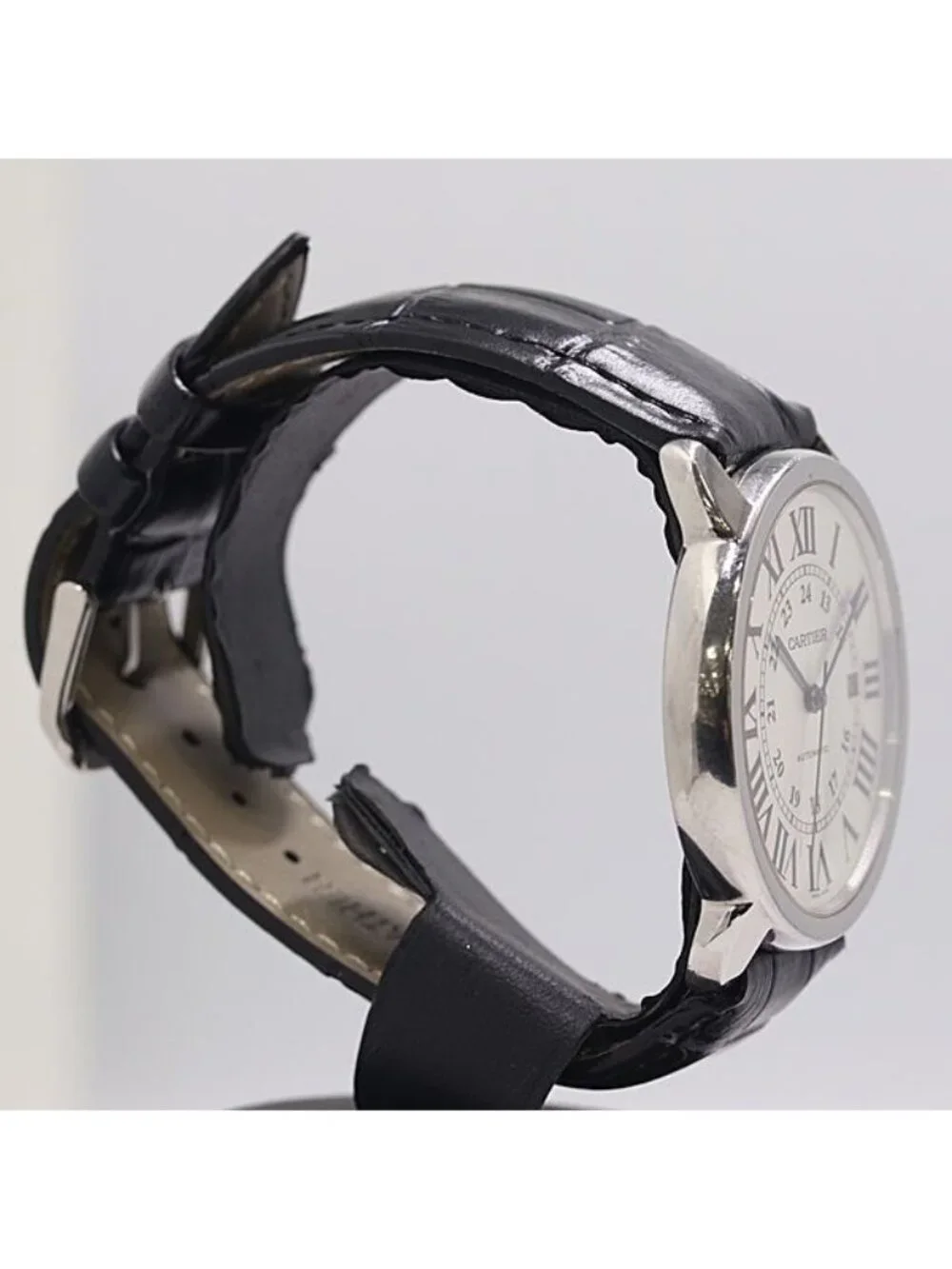 Cartier Hossuke Ronde Solo Automatic Silver Dial Watch